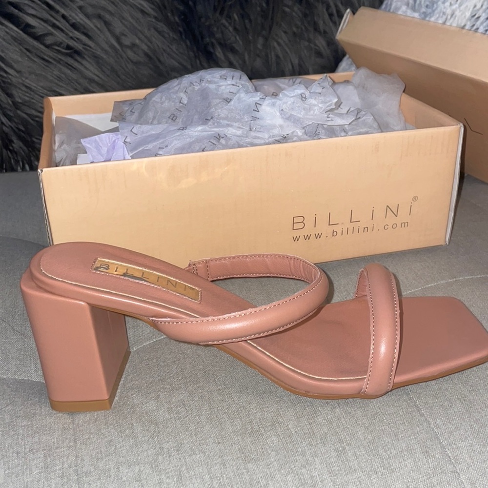 Pinkish butterscotch size 8 billini heel never worn